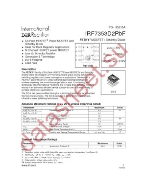 IRF7353D2TRPBF datasheet  